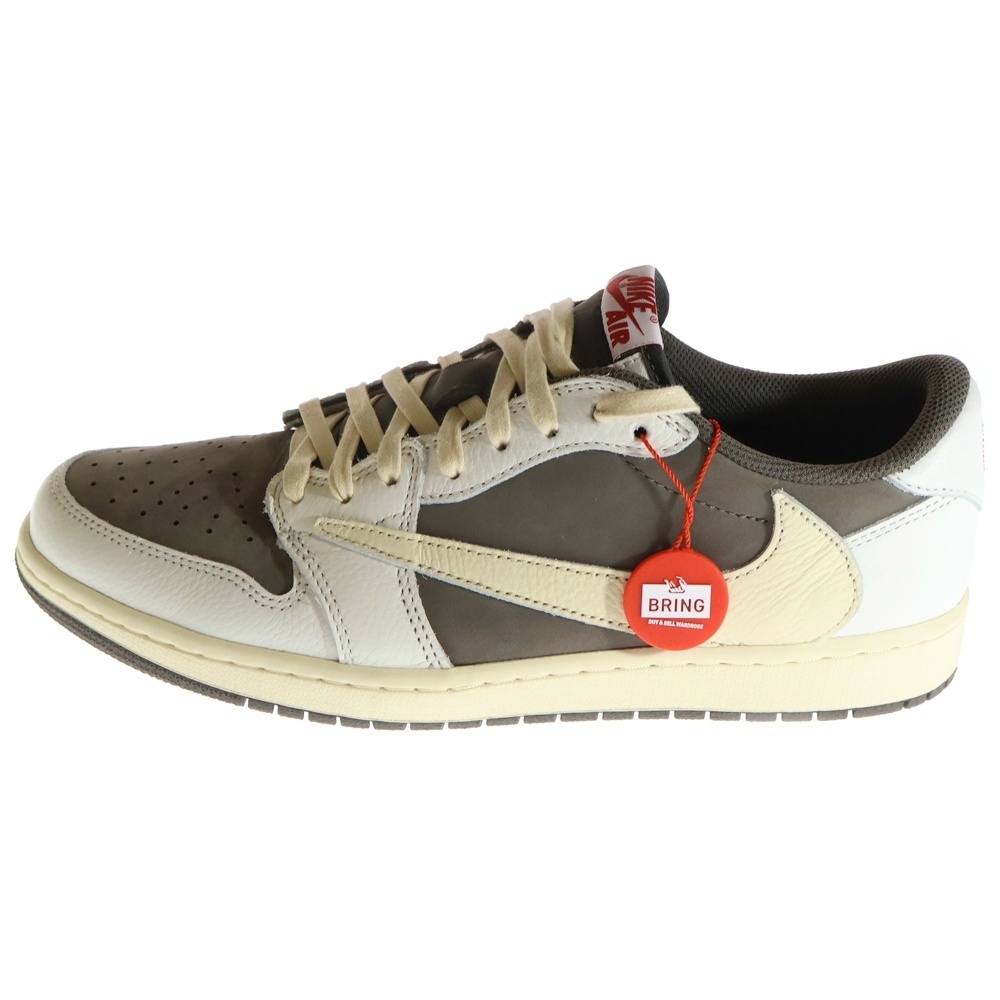 ×TRAVIS SCOTT AIR JORDAN 1 LOW OG REVERSE MOCHA DM7866-162 トラヴィススコット エアジョーダン1 ローカットスニーカー リバースモカ US10.5/28.5cm Sランク