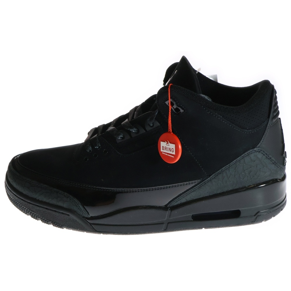 AIR JORDAN 3 RETRO BLACK CAT エアジョーダン3 CT8532-001 レトロ ブラックキャット ハイカットスニーカー US12/30.0cm ブラック Sランク