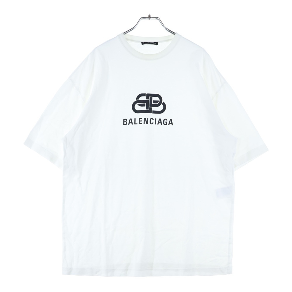 BB Logo T-Shirts ブランドロゴ フロントプリント半袖Tシャツ 570803 TEV48 ホワイト Bランク