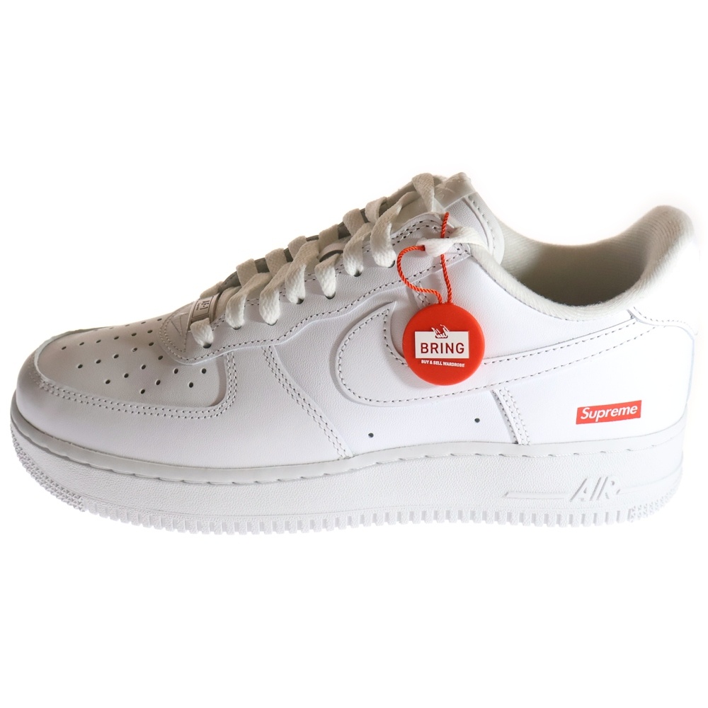 ×SUPREME AIR FORCE 1 LOW シュプリーム エアフォース1 ローカットスニーカー US8/26.0cm ホワイト Sランク