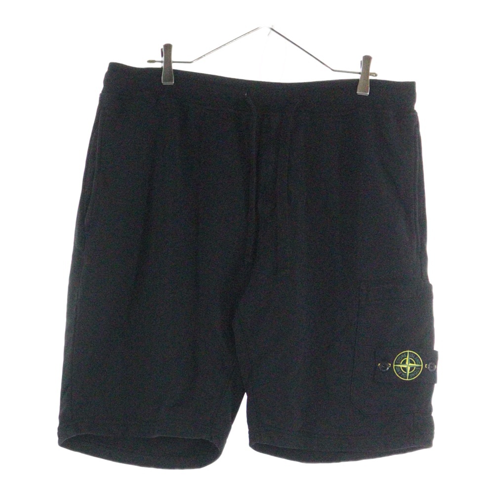 ストコンパスバッジ付き スウェットハーフパンツ 801564651 ブラック Aランク