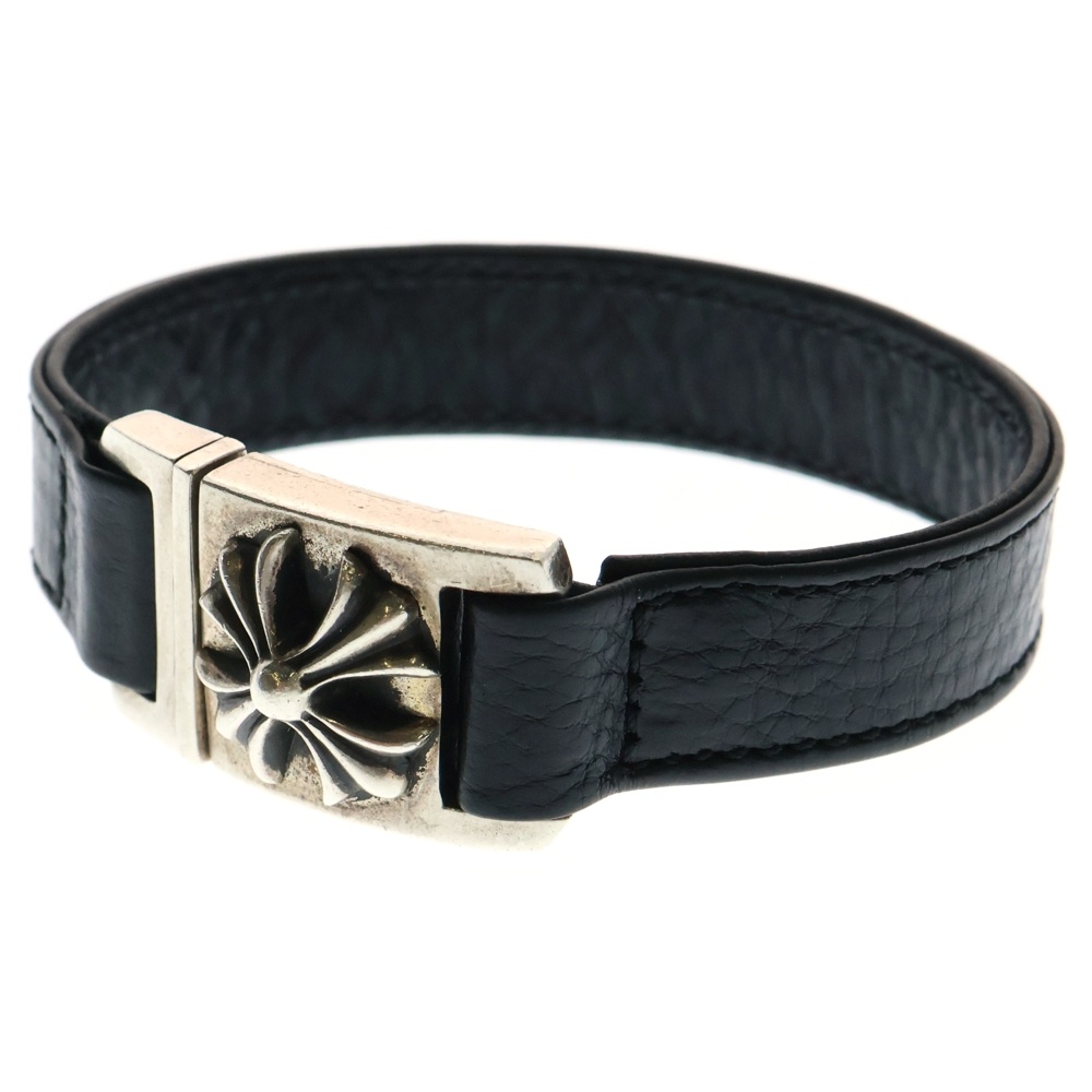 HARNESS CLASP ハーネスクラスプ レザーブレスレット ブラック/シルバー Bランク