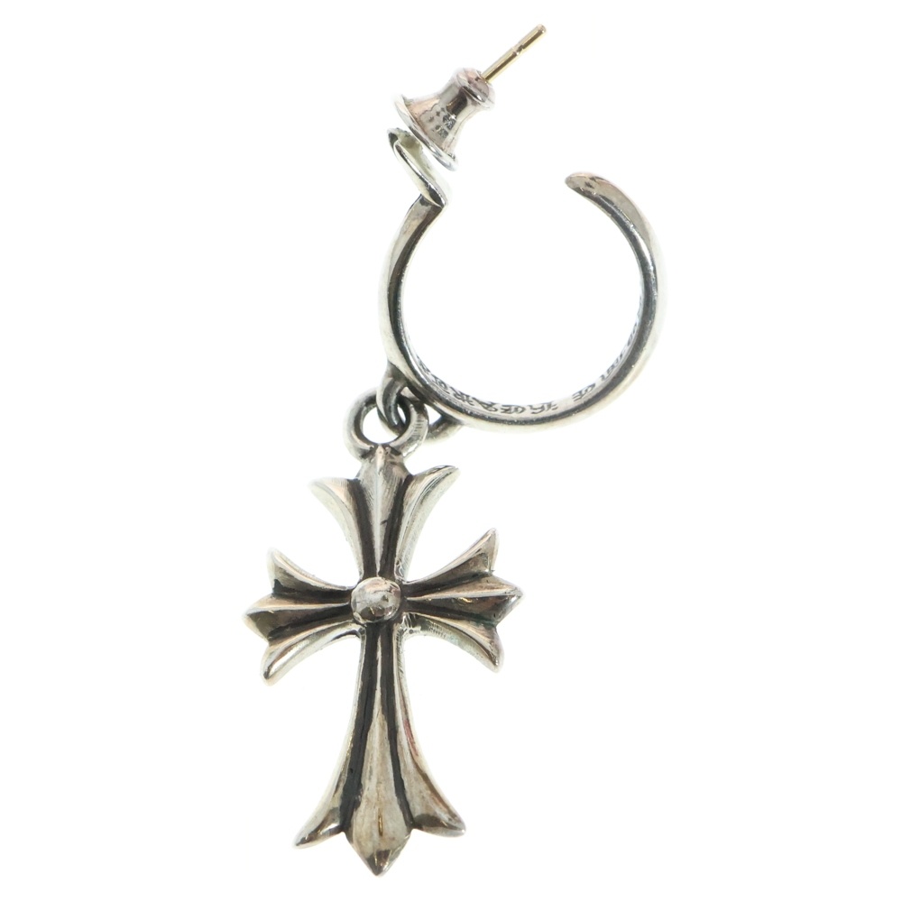 TINY CH CROSS タイニーCHクロス フープピアス シルバー BCA115 Bランク