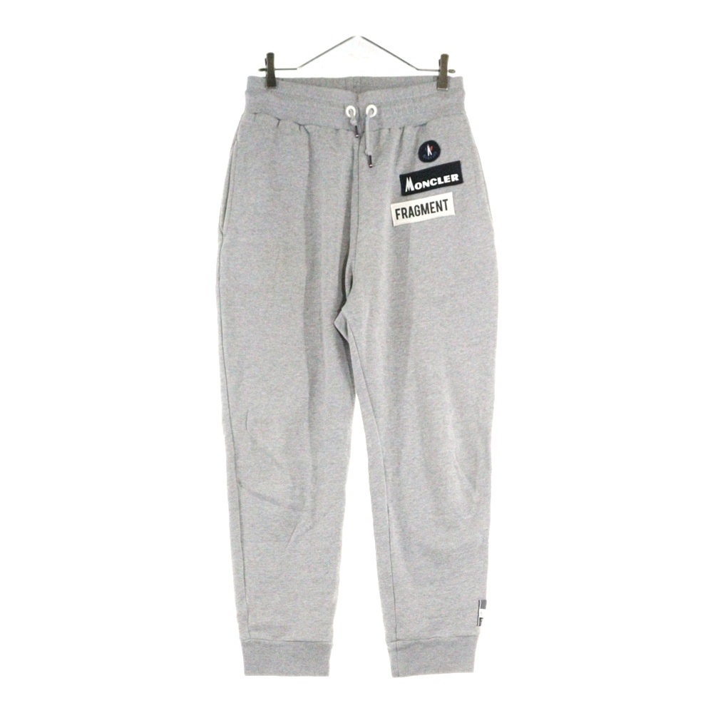 18AW ワッペンロゴ スウェット トラック ジョガーパンツ グレー D209U8710400 809CB Bランク