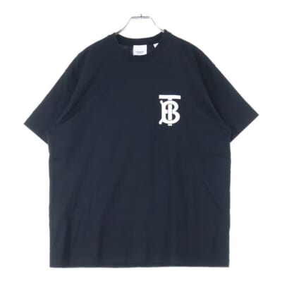 EMERSON TB エマソン ラバーロゴプリント クルーネック 半袖Tシャツ カットソー ブラック 8017472 Bランク