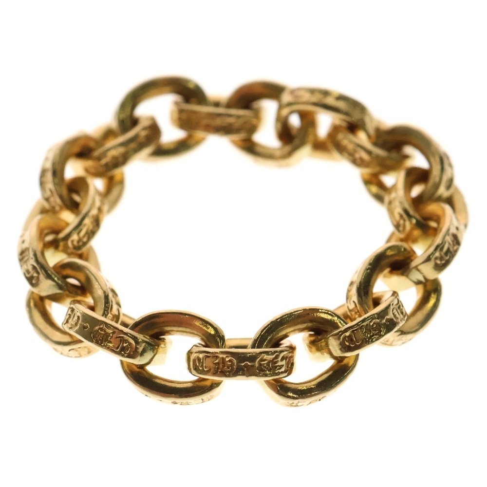 22K PAPER CHAIN RING ペーパーチェーン ゴールドリング Bランク