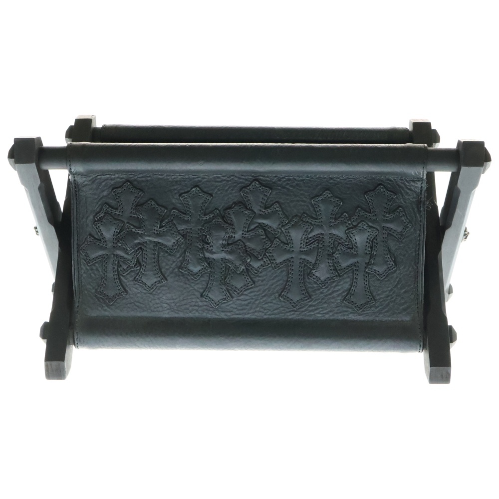 REMOTE CONTROLLER RACK リモコンラック セメタリーパッチエボニーレッグレザーリモコンラック ブラック Aランク