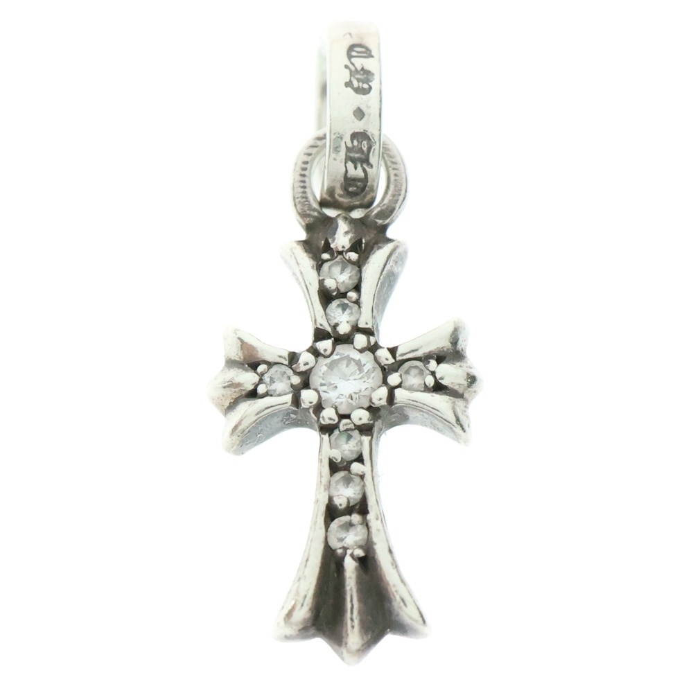 CRS BBYFAT P DMND ベイビーファットクロス PAVEダイヤ ペンダントトップ シルバー BCA234 Bランク