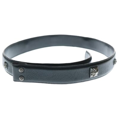 ✨極美品✨プラダ ガチャベルト ロゴバックル シルバー金具 レザー ブラック PRADA プラダ ロゴポーチ付き GIベルト ブランド メンズ ベルト