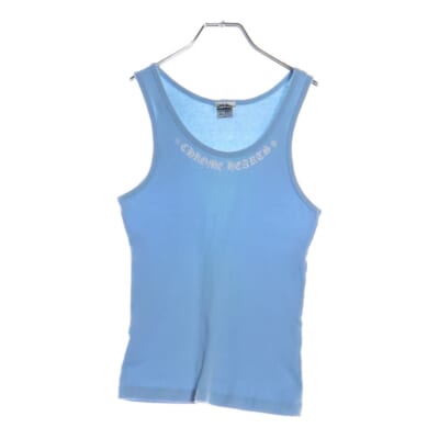 OLD オールドモデル ネックロゴ タンクトップ ブルー Bランク