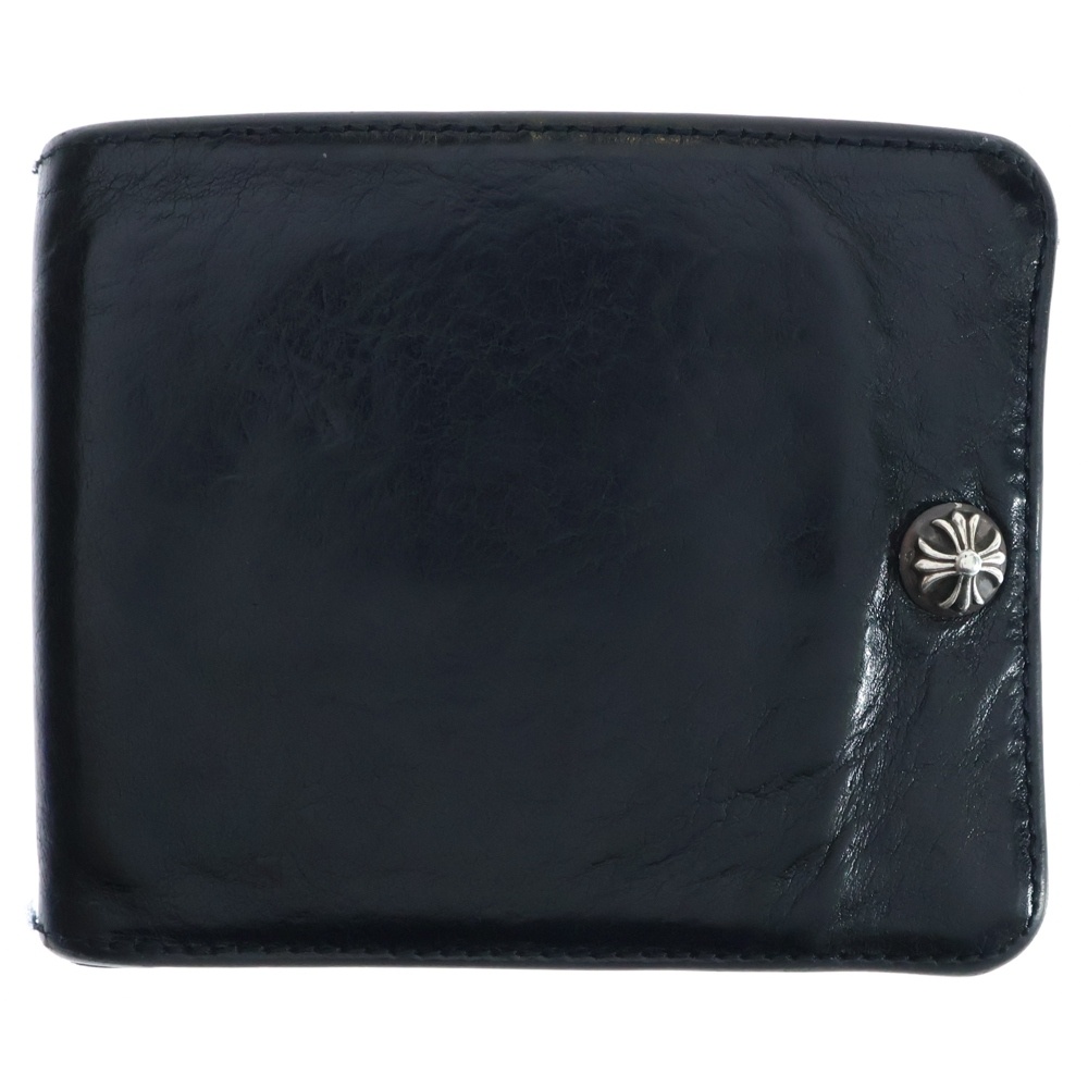 クロムハーツ 1SNAP 1スナップ クロス ボールボタン レザーウォレット