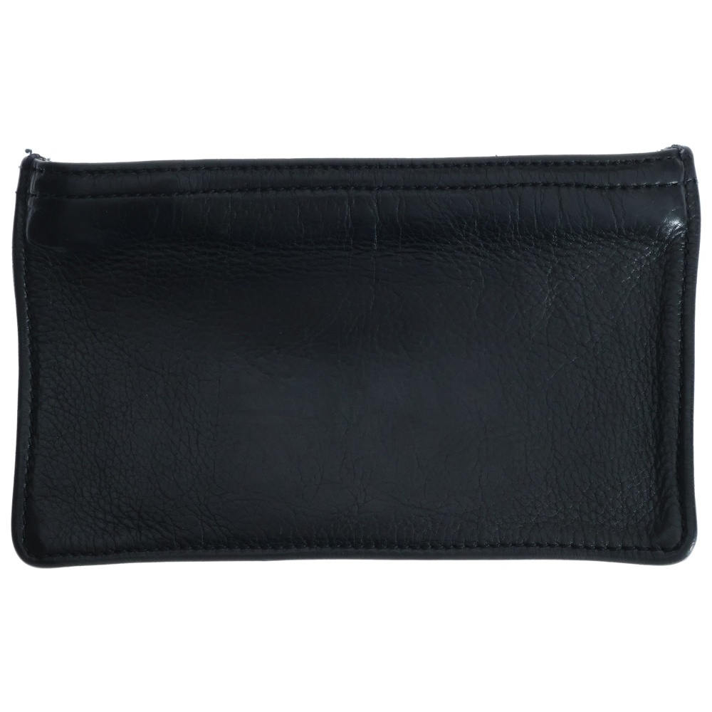 #2 ZPR CHNG PURSE レザー ダガージップ チェンジパース コインケース ブラック Bランク