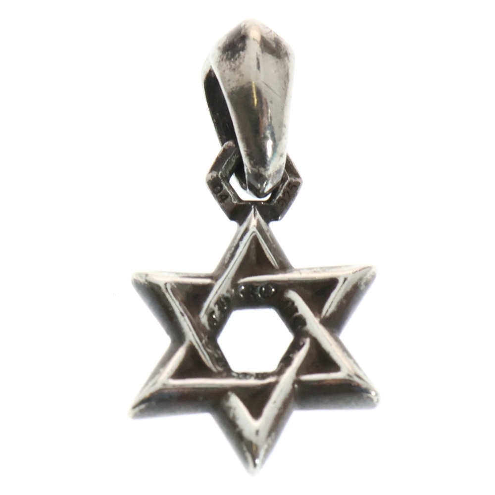 STAR OF DAVID PENDANT スターオブダビデ ペンダントトップ シルバー BCA318 Bランク