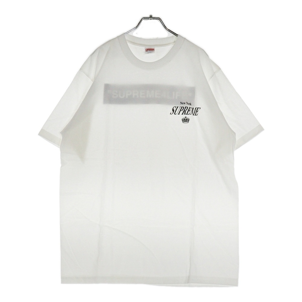 24AW 4 Life Tee フォーライフ グラフィックプリントTシャツ 半袖クルーネックカットソー ホワイト Aランク