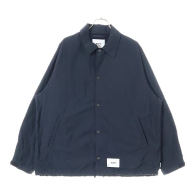 23AW CHIEF JACKET NYLON WEATHER SIGN ナイロン ウェザー チーフ コーチジャケット ブラック 232TQDT-JKM01 Bランク