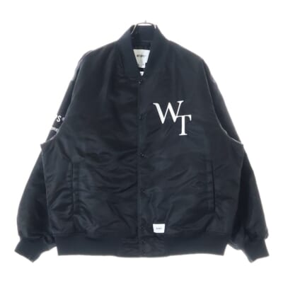 23AW TEAM JACKET NYLON LEAGUE ナイロン リーグ チームジャケット ブルゾン ブラック 232TQDT-JKM05 Bランク