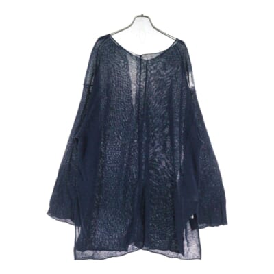 18SS ローゲージ レーヨンニットセーター ネイビー HW-K14-286 Bランク
