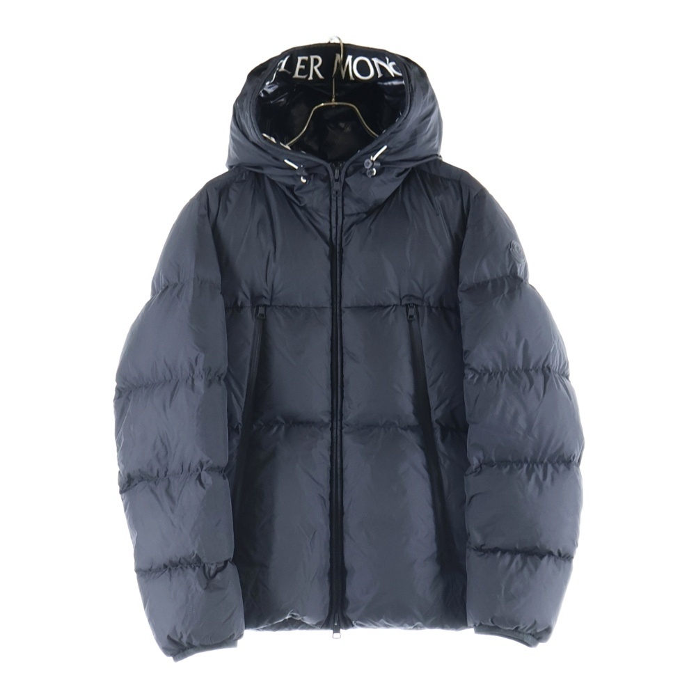 20AW MONTCLA GIUBBOTTO モンクラ フーデッド ナイロン ダウンジャケット ブラック F20911B56900 Bランク