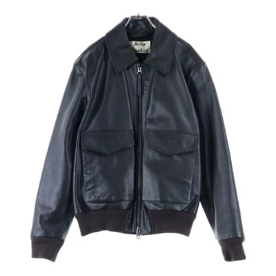 LAZLO LEATHER JACKET ラズロ レザージャケット ブラック FN-MN-LEAT000068 Bランク