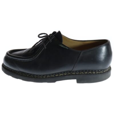 MICHAEL ミカエル レザー チロリアンシューズ ブラック 715604 Bランク