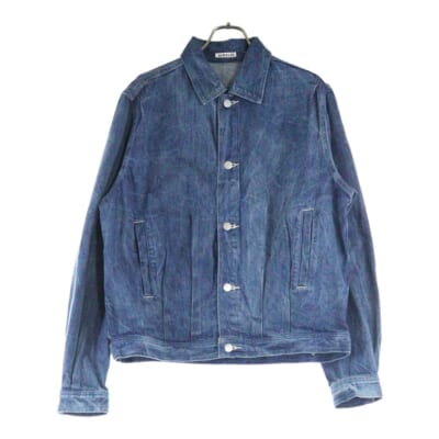 23SS SELVEDGE LIGHT DENIM BLOUSON セルビッジ ライトデニム トラッカージャケット ブルゾン インディゴ A23SB01LE Bランク