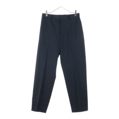 23AW ライト ウールギャバ ストレート スラックス パンツ ブラック J22KA0127 J40117 Bランク