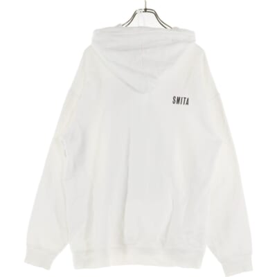 18SS FALA PRINT フロントフラワープリント プルオーバースウェットパーカー フーディー レディース ホワイト 2HS176 Bランク