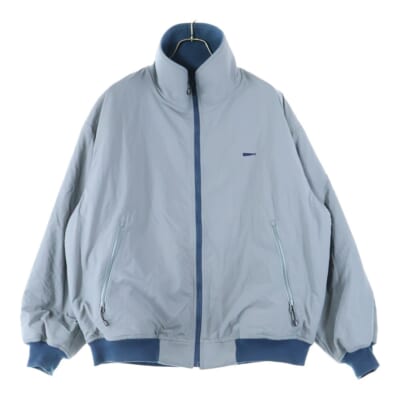 23AW CABALLO NYLON JACKET ジップアップフリース ブルゾン ジャケット グレー/ターコイズ 232WVDS-JKM02 Bランク