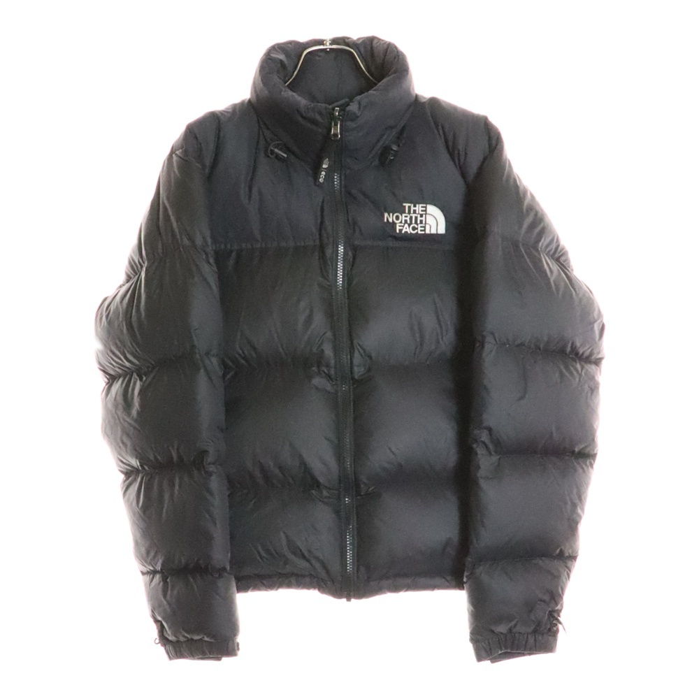 NUPTSE JACKET ヌプシ ロゴ エンブロイダリー ジップアップ ダウンジャケット ブラック NJ1DM62A Bランク