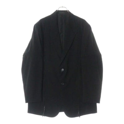 99SS カップルズ期 マルチギミック 2B ウールギャバジン シングルテーラード ジャケット ブラック HC-J51-109 Aランク