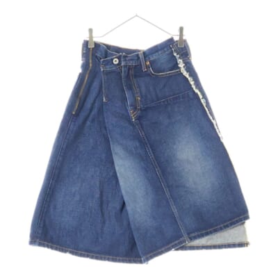再構築 リメイク デニムスカート インディゴ レディース XZ-S201 AD2015 Bランク