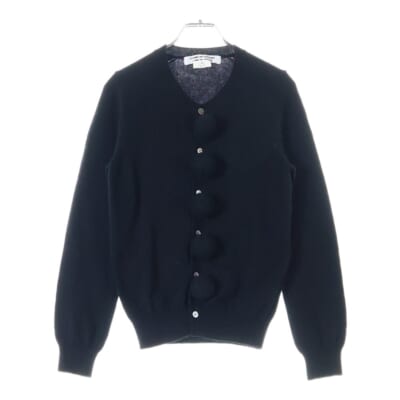 07AW フェルトボール 長袖ニットカーディガン ブラック レディース RT-N009 AD2007 Bランク