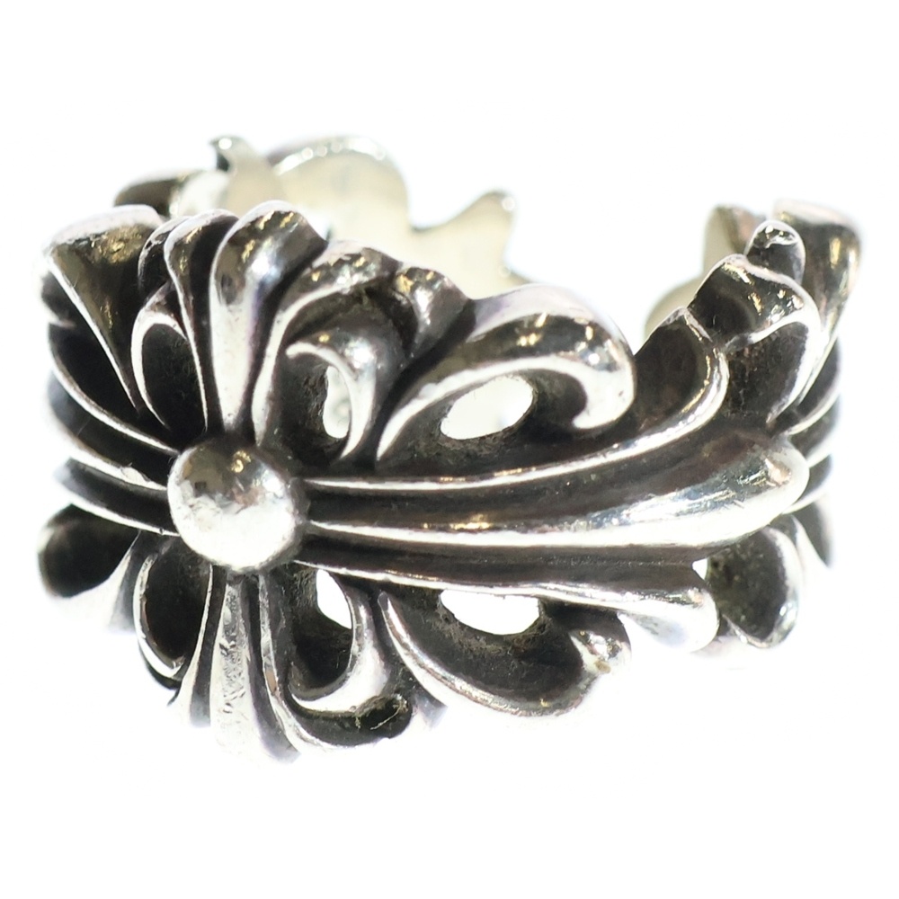 DBL FLRL CRS ダブルフローラルクロス リング シルバー BCA390 Bランク