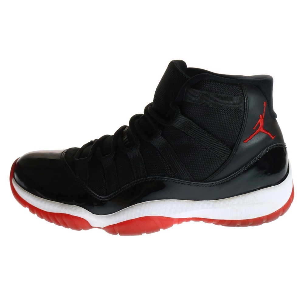 【観賞用 2012年製】AIR JORDAN 11 RETRO BRED エアジョーダン11 レトロ ブレッド ハイカットスニーカー ブラック/レッド US10/28cm 378037-010 Bランク