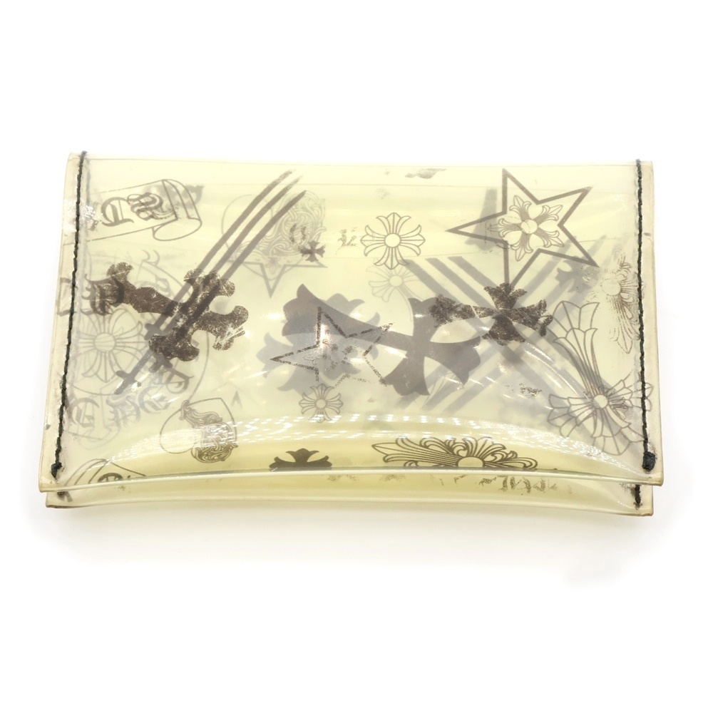 Patch Card Case PVC クリア マルチカードケース 名刺入れ ブラック Bランク
