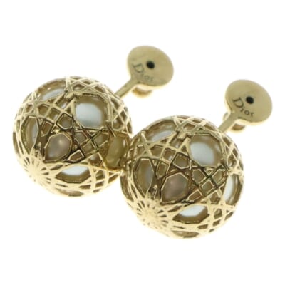 トライバルボール モチーフピアス ゴールド 2P レディース Bランク