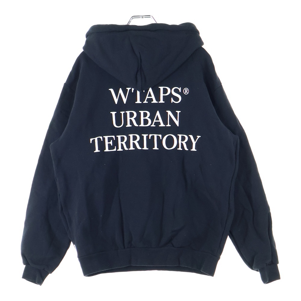 21AW Urban Territory Hoodie 212ATDT-HP03S アーバン テリトリー プルオーバーフーディーパーカー ブラック Bランク
