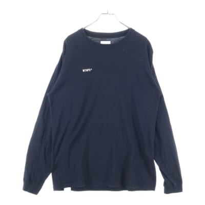 20AW 40PCT UPARMORED L/S 202ATDT-LT02S バックプリント クルーネック長袖Tシャツ ホワイト Bランク