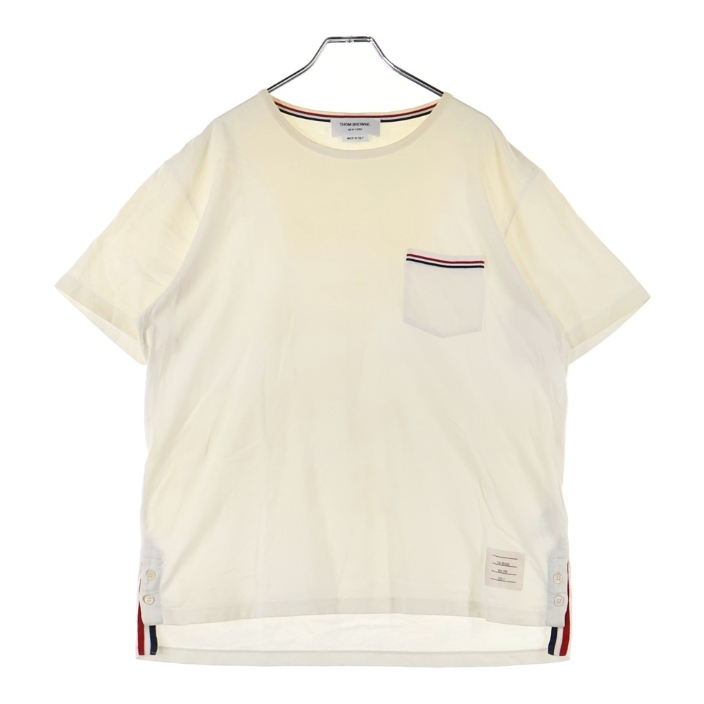 23AW Pocket Tee MJS010A-01454-100 ジャージー ポケット 半袖Tシャツ カットソー ホワイト Cランク