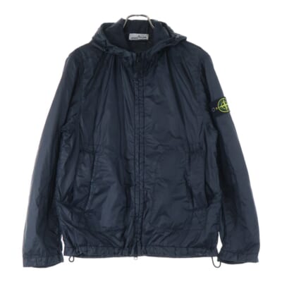 25SS ナイロン ジップアップ 中綿ダウンジャケット ブラック 781542025 Aランク