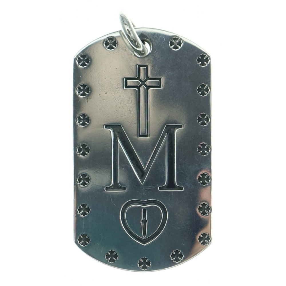 D TAG LRG MAPPLE THORPE メイプルソープ ドッグタグ ラージ ペンダントトップ シルバー BCA241 Bランク