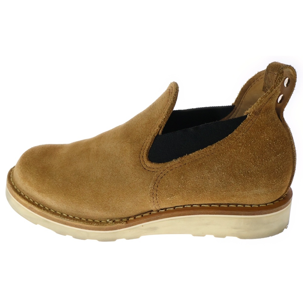 ×Wesco Custom Romeo Slip On ウエスコ ロメオ シルバー装飾 フローラルクロス スリップオン サイドゴア ブーツ ベージュ Bランク