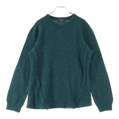 03AW WOOL CREW NECK ウール メランジ ニット クルーネック PK-T045 グリーン Bランク