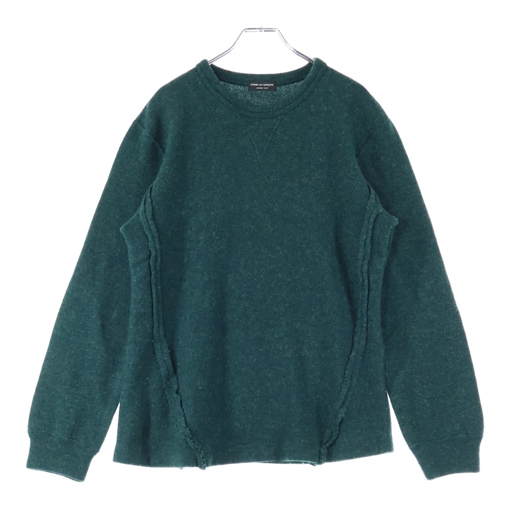 03AW WOOL CREW NECK ウール メランジ ニット クルーネック PK-T045 グリーン Bランク