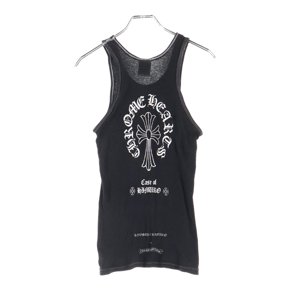 × KYOSUKE HIMURO  氷室京介 15th Anniversary Special LIVE プリントリブタンクトップ ノースリーブ ブラック Bランク
