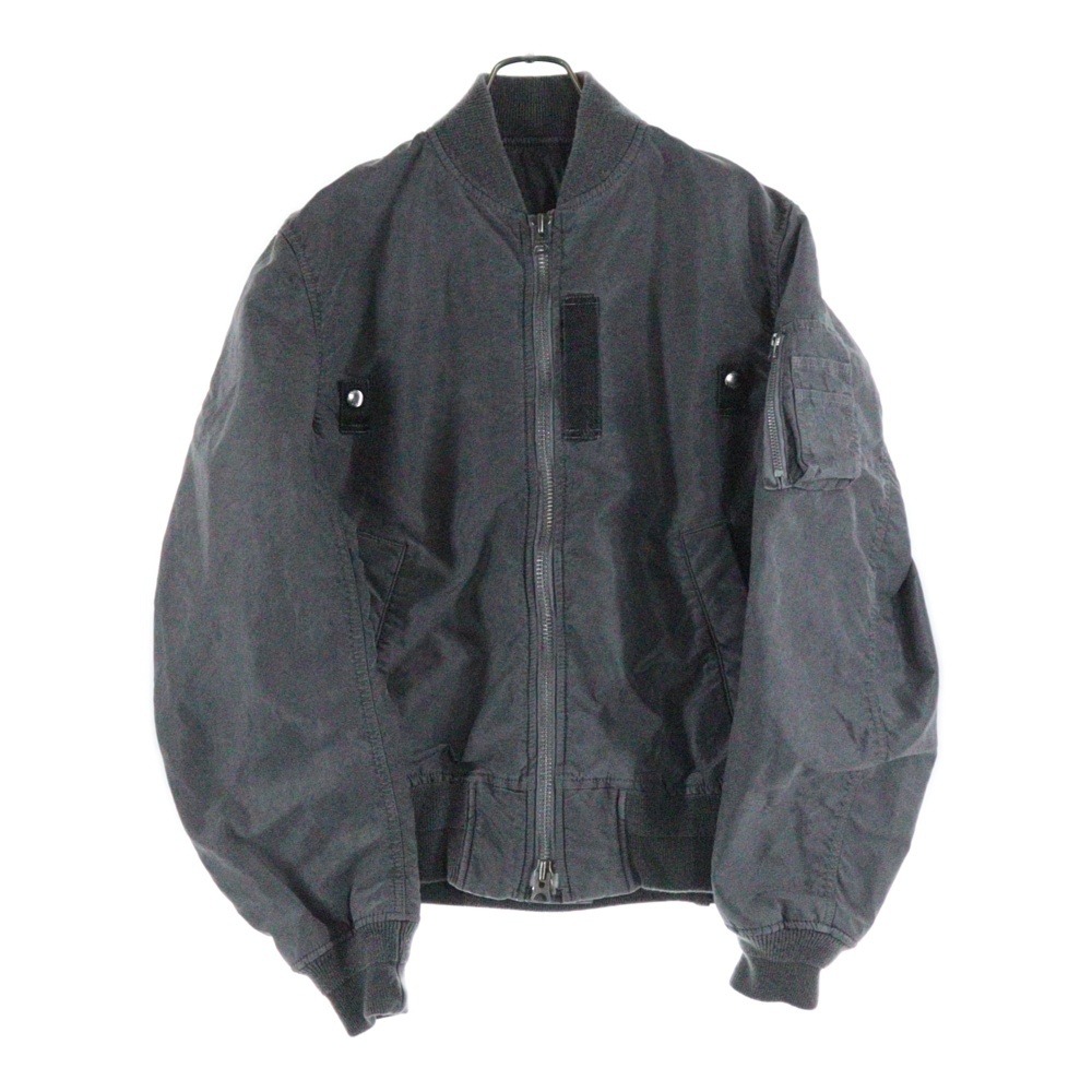 24AW ガーメントダイ テクスチェーボンバージャケット ミリタリーブルゾン 24-03496M Bランク