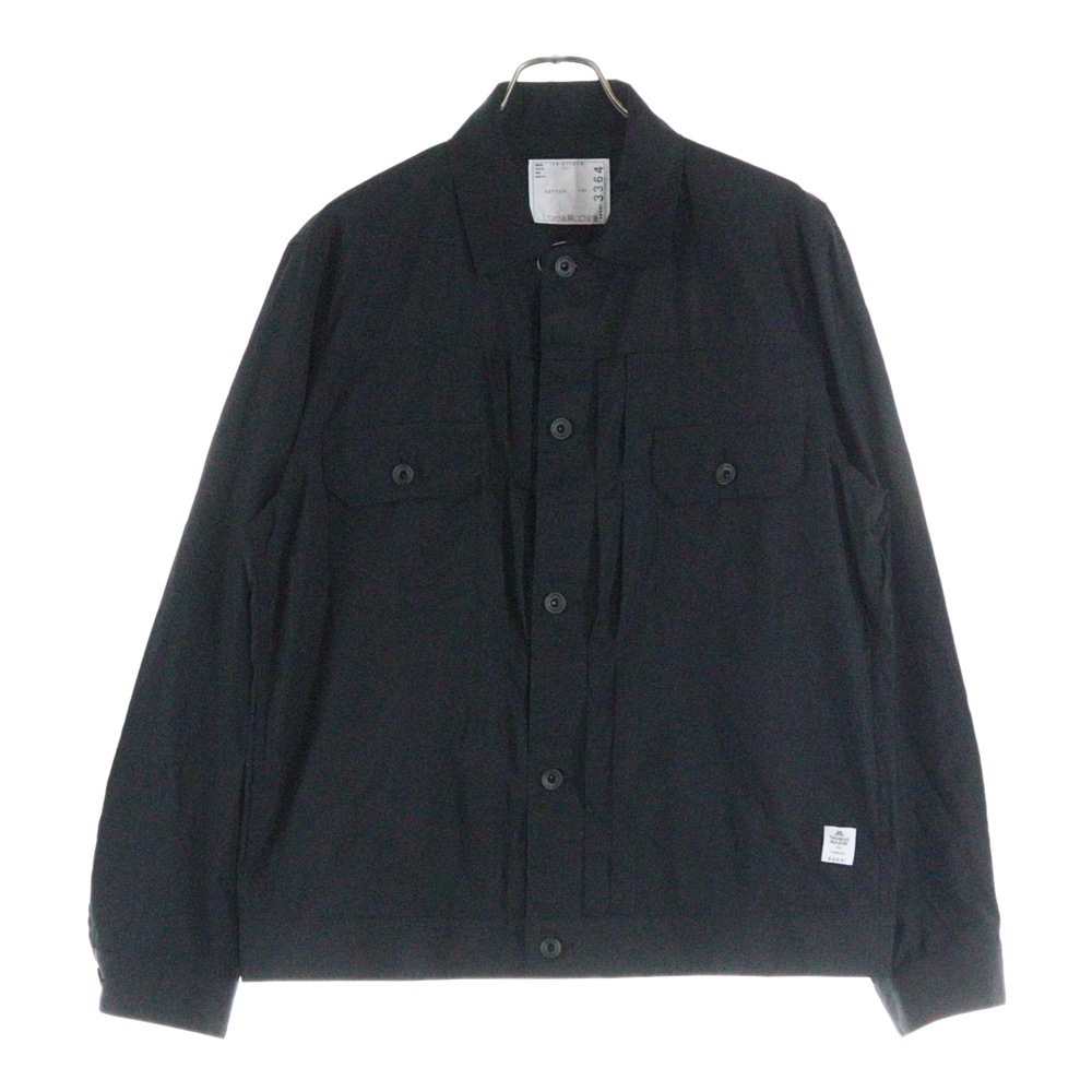 24SS Thomas Mason Cotton Poplin トーマスメイソン ポプリン ジャケット ブラック 24-03364M Bランク