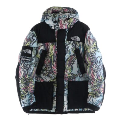 22AW×THE NORTH FACE 700-Fill Down Parka Multicolor Dragon ザノースフェイス フィルダウンパーカー ドラゴン 総柄 マルチカラー ND52206I Bランク