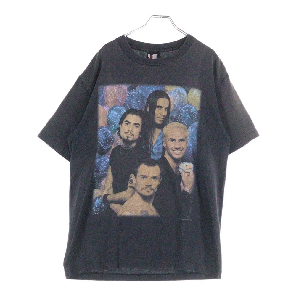 90's RED HOT CHILI PEPPERS ONE HOT MINUTE MEMBER PORTRAIT レッドホットチリペッパーズ メンバーポートレート 半袖Tシャツ カットソー ブラック Bランク