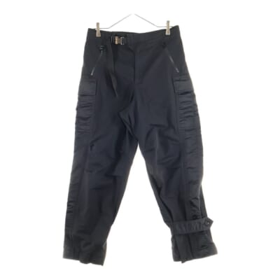 22SS Nylon Twill Mix Pants ナイロンツイルミックスパンツ ブラック 22-02710M Bランク
